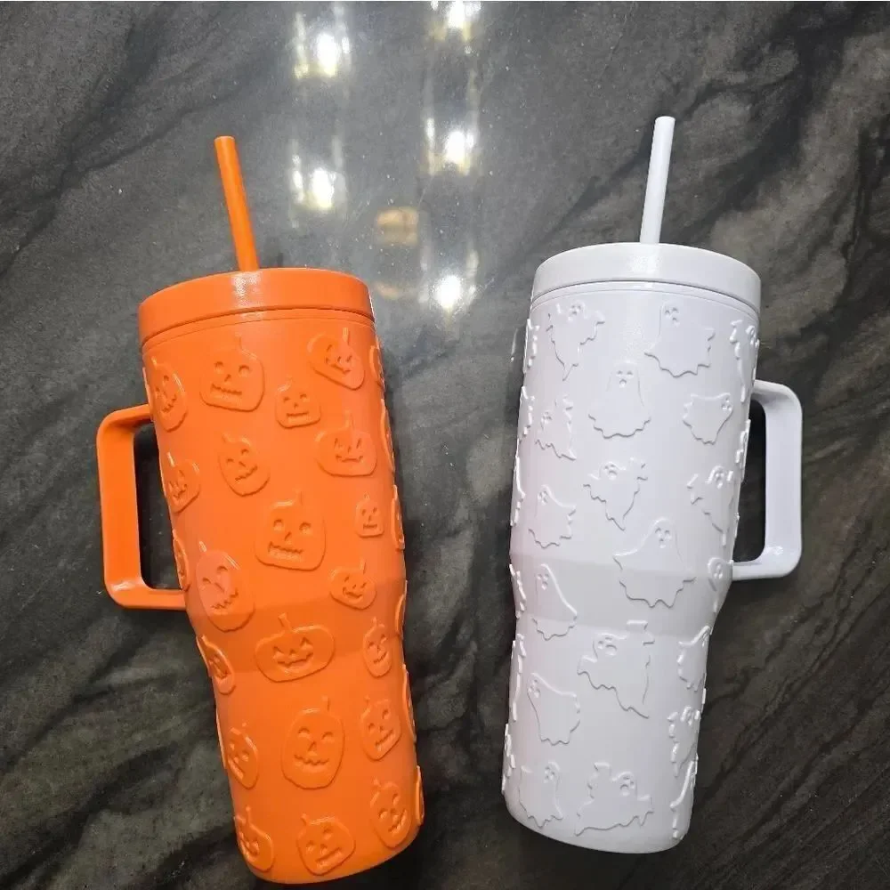 New limited-edition Halloween Tumblerbundle of 2 orange pumpkin & white ghost